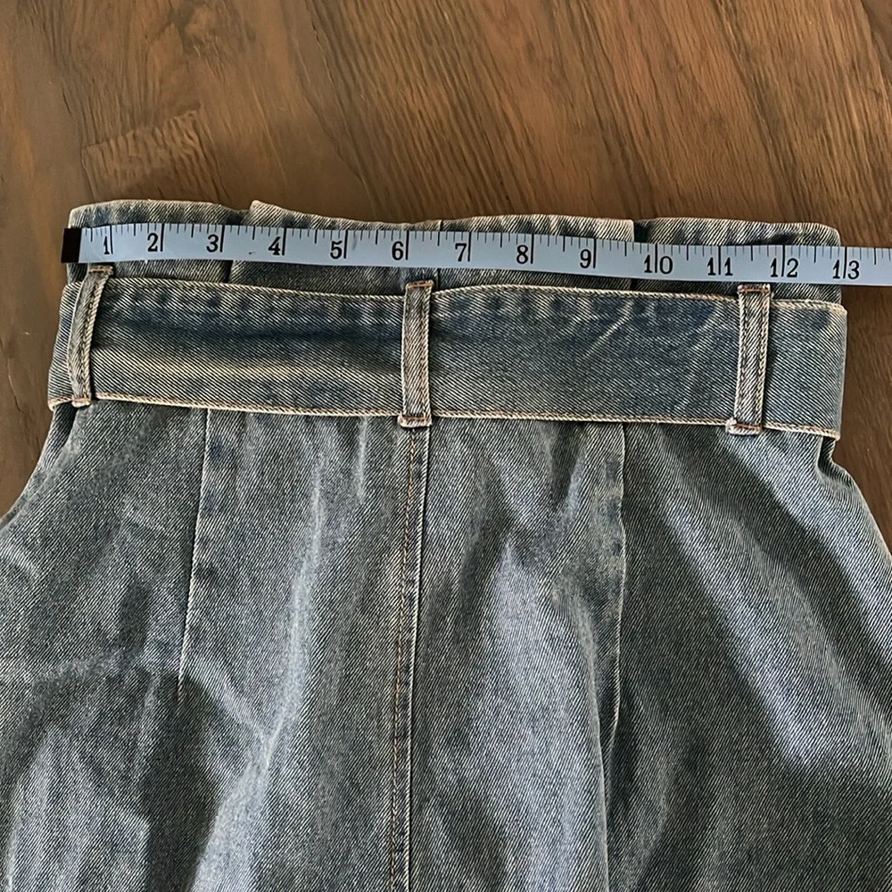 Lulu's Blue Denim Midi Skirt - Picture 4 of 7